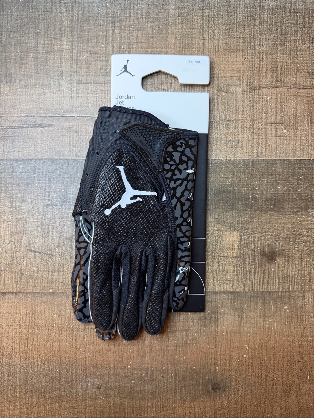 Air Jordan Jet Football Gloves “Black” 
- Size S Men.